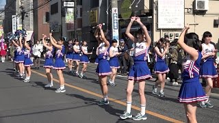 第16回西東京市民まつり パレード 文華女子中学校・高校バトン部 他…