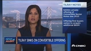 Tilray gets smoked on plan to raise capital