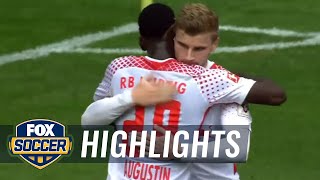 Timo Werner puts away fantastic goal for RB Leipzig | 2017-18 Bundesliga Highlights