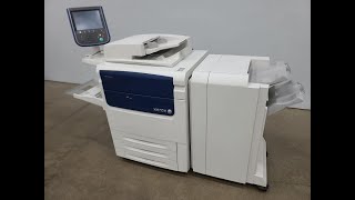 Xerox C75 Color Digital Press w/ Finishing Unit