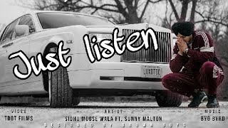 Just listen (Teaser ) Sidhu moose wala | Byg Bird | new song | Humble Music | Latest punjabi song