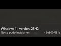Fix Version 25H2 Not Installing Error Code 0x800f081e In Windows 11