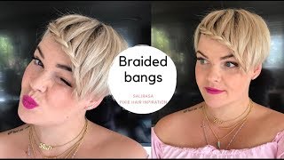 Schnelle Flechtfrisur für kurze Haare | Braided Pixie