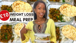Meal Prep for Weight Loss ONLY £10  (1 Week  of food in 1 Hour) Healthy Chicken Curry