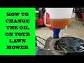 How to Change the Oil in Your Lawnmower