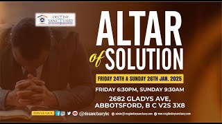 Altar Of Solution (24th January, 2025) | RCCG Destiny Sanctuary | Abbotsford, BC, Canada