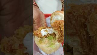 KFC Style Chicken Burger || #shorts #kfc #shortfeed #chicken #burger #yummy #viralshorts #kfcchicken