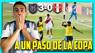 🇪🇨 ECUADOR vs PERU 🇵🇪  REACCIONES de un ARGENTINO 🇦🇷  COPA EZEIZA SUB 17 *GOLEADA*