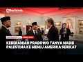 Gaya Prabowo Tanya Nasib Palestina ke Amerika Serikat, Tepuk Bahu Menlu Blinken