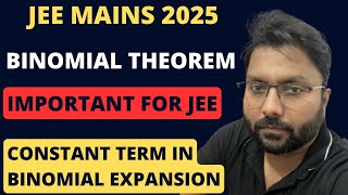 Binomial theorem | constant term in binomial expansion |#jee2025 #jee