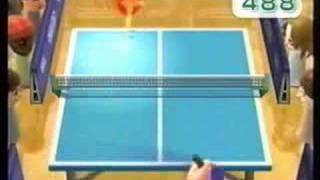 はじめてのWii　ピンポン 893点　（200-500点早送り）