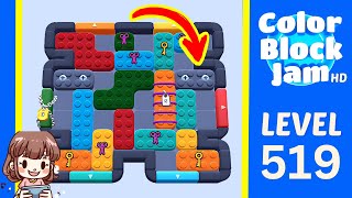 Color Block Jam Level 519 Solution Walkthrough