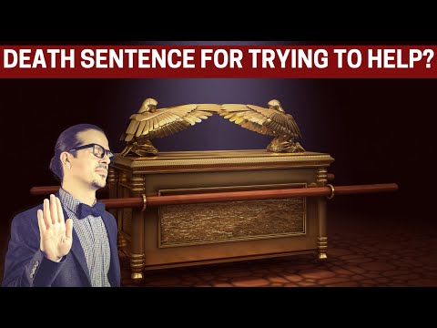 Who touched the Ark of the Covenant and died?