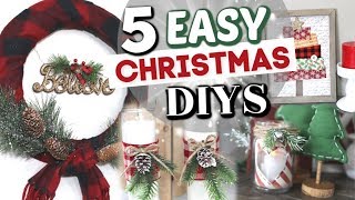 5 Dollar Tree Christmas Decor Projects | DIY Dollar Store Christmas Decor | Krafts by Katelyn