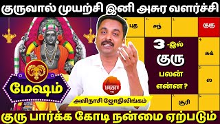 மேஷம் Guru Peyarchi Palangal-2025 | Avinshi Jothilingam | guru peyarchi | mesham | rasi palan