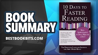 10 Days to Faster Reading | Abby Marks-Beale | Book Summary