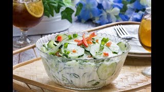 Crunchy Cucumber Salad