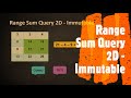 Range Sum Query 2D - Immutable | LeetCode 304 | Coders Camp