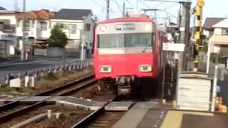 名鉄6000系鉄仮面普通東岡崎ゆき大山寺駅到着