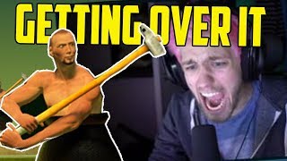 Twitch Rages To Getting Over It with Bennett Foddy (Rage Compilation)