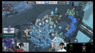 [프로리그2014] 김대엽(KT) vs 신노열(삼성) 2세트 세종과학기지 -EsportsTV,프로리그