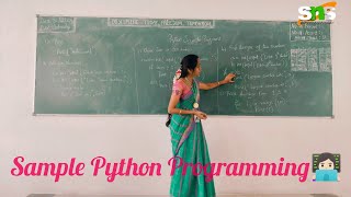 Sample Python Programs | OOPS with Python Programming | SNS INSTITUTIONS