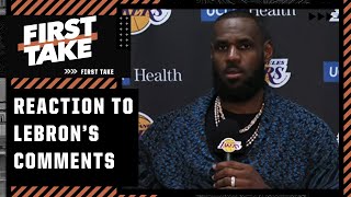 Stephen A. and Jay Williams address LeBron's comments about Jerry Jones & Kyrie Irving | First Take