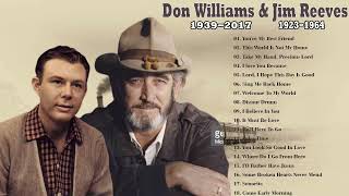 Don Williams & Jim Reeves Greatest Hits 70s 80s 90s Songs - Best Old Country Songs Playlist
