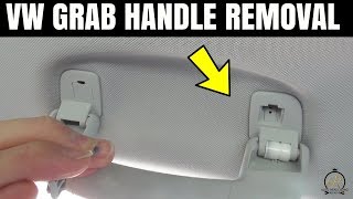 Trick To Remove VW Headliner Clips | VOLKSWAGEN ROOF GRAB HANDLES