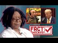 The View Fact Checks Rogan-Trump Interview But Gets It WRONG.