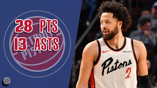 Cade Cunningham 28 pts 13 asts vs Suns 24/25 season