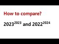 Math Olympiad challenges. | How to compare? | You should know the method.