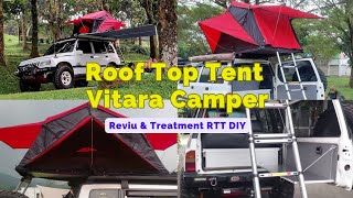 Review  & Treatment Roof Top Tent - DIY || Vitara Camper