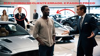 Homem negro é esnobado em concessionária  de luxo, mas o funcionário não sabe que ele é o novo dono