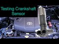 How to test Crankshaft Sensor of toyota 1GR Engine