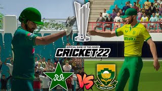 CRICKET 22 - Pakistan vs South Africa T20 Mach 2022 - Cricket 22 Pak vs SA - Cricket 22 Gameplay