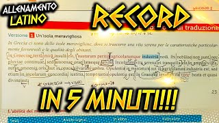 Versioni di Latino in 5 minuti? Fatto!