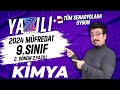 9.SINIF KİMYA 2.DÖNEM 2.YAZILI Hazırlık | 2023-2024 Güncel Yazılı Formatı📂PDF