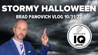 Thunderstorms in Charlotte on Halloween: Brad Panovich VLOG 10/31/22