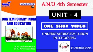 4th semester ll PDF notes WhatsApp 89260 61938 Contemporary India And Education ll UNIT - 4 ll B.Ed