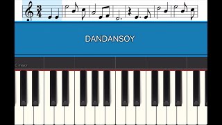 Dandansoy (Easy piano tutorial with metronome)