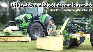 Új kaszák, rendképzők és rendfelszedők - KRONE géppremier az Agritechnica előtt