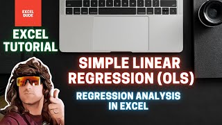 Simple Linear Regression Microsoft Excel Tutorial Statistics