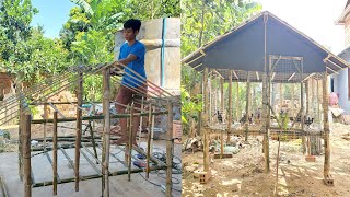 Used bamboo for making chicken coops-用竹子做雞舍 || DIY Creative Crafts| | DIY