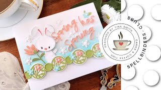 Spellbinders | Small Die of the Month Club | March 2021 | Spring Flowers Card Creator