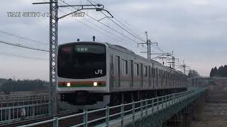 東北本線205系600番台Y9編成野崎～矢板CX480