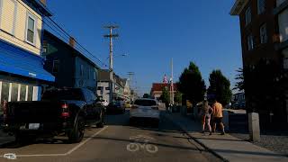 Driving in Downtown Newport, RI | Americas Cup Ave | Thames St | 4K