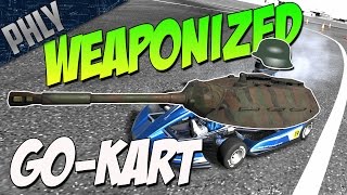 WEAPONIZE GO-KART - RU-251 PTW Tank (War Thunder Tanks Gameplay)