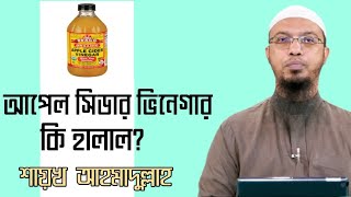 আপেল সিডার ভিনেগার বা সিরকা কি হালাল? শরয়ী সমাধান। শায়খ আহমাদুল্লাহ।