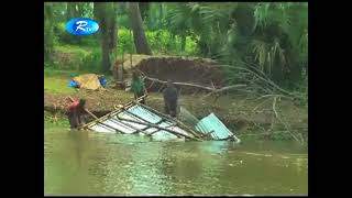 নওগাঁ জেলার বৈশাখী ঝড়ে তিন উপজেলার ব্যাপক ক্ষতি হয়েছে